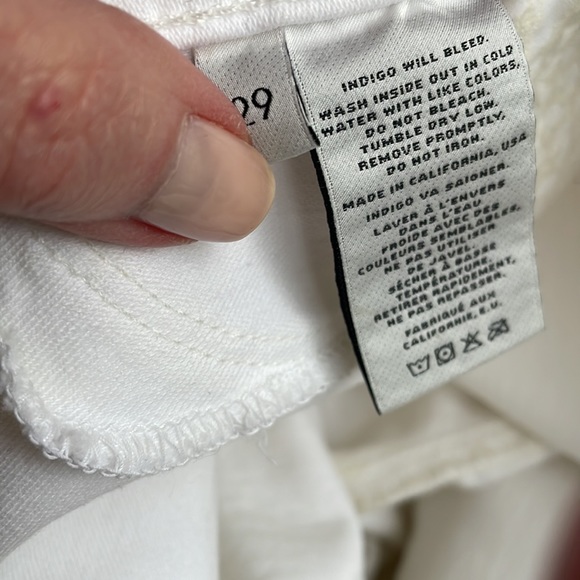 J BRAND WHITE jeans size 29 - Picture 8 of 9